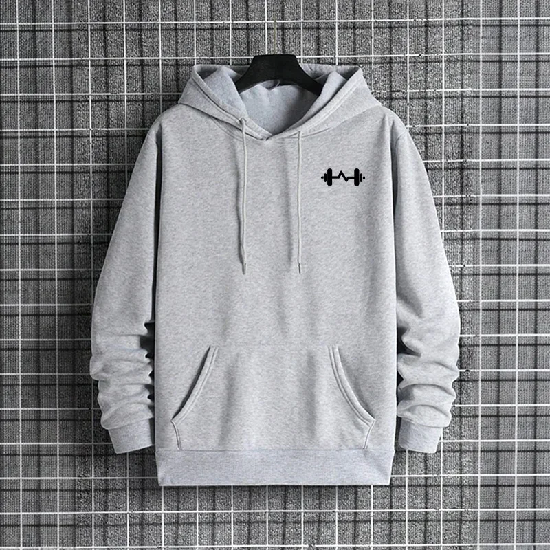 2025, trendiges Herren-Sweatshirt, hochwertiger Kapuzen-Langarmpullover, Herbst/Winter, urban, lässig, modisch, Kapuzenpullover, Fitnessstudio, Fitness, Tops