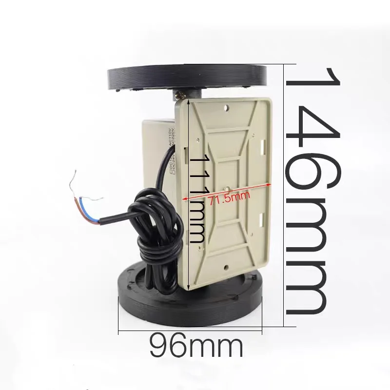 meter counter DJ96-S Length measure Meter Textile Fabric Meter Counter Electronic digital counterDC 12V/AC 220V