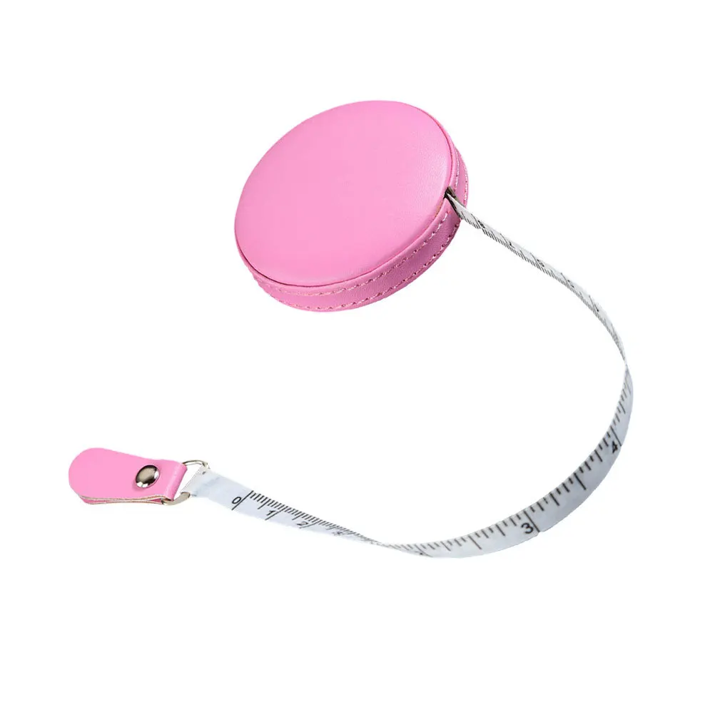 

Soft Tape Measure 1M Pu Case Dual-Sided Cm In Portable For Sewing Craft Body Measuring Lightweight Retractable Ruler