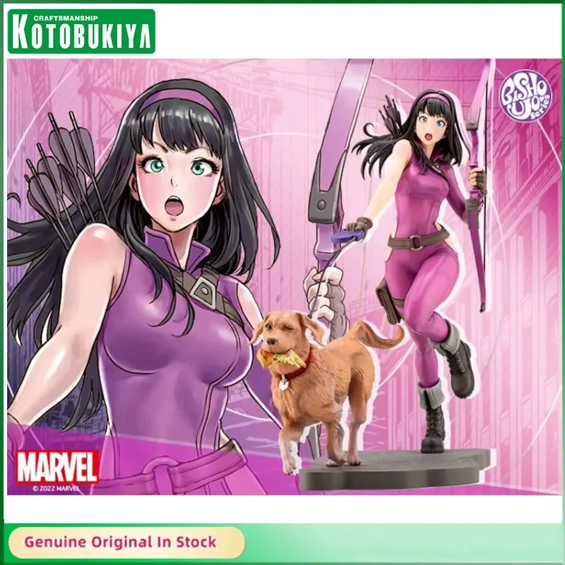 

Kotobukiya Original Marvel Anime Figure Hawkeye Kate Bishop Bishoujo Statue 1/7 PVC Action Figure Collectible Model Gift