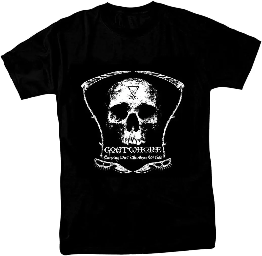 Carving Out The Eyes of God Goatwhore Black Casual Comfort Short Sleeve Men's T-Shirt