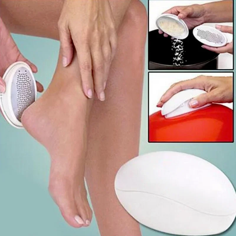 1 Chiếc Ngâm Chân Dụng Cụ Chăm Sóc Chân Tập Tin Tẩy Tế Bào Chết Callus CuticleRemover Nhà Sử Dụng Thép Không Gỉ Massage Chăm Sóc Hình Bầu Dục Kiểu Dáng Hình Quả Trứng