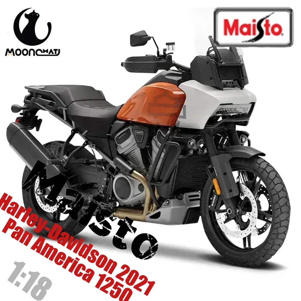 

Maisto 1/18 Harley-Davidson 2021 Pan America 1250 Motorcycle Die-cast Model Alloy Locomotive Motorcycle Car Toys Decor Toy Gift