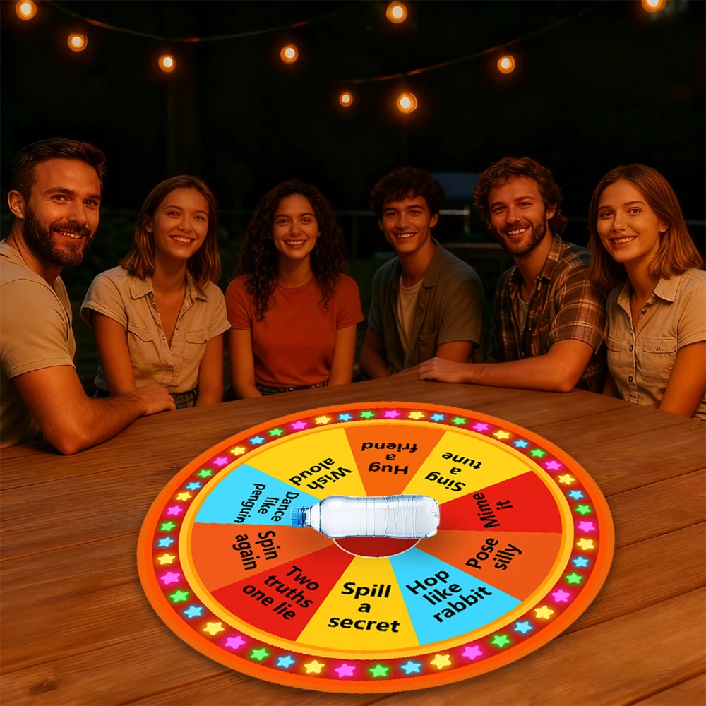 Party Games Spin The Wheel - عجلة جوائز دوارة، عجلة روليت ملونة،
