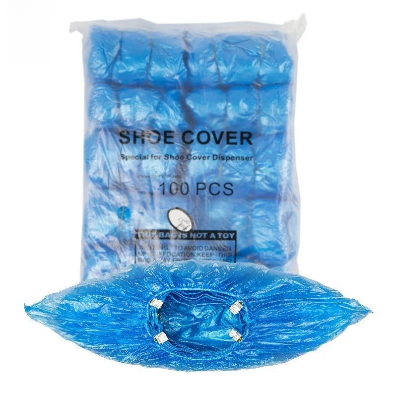 disposable-t-clip-thickened-plastic-shoe-covers-for-shoe-cover-machine-home-use-dustproof-universal-size-100-pieces-per-pack