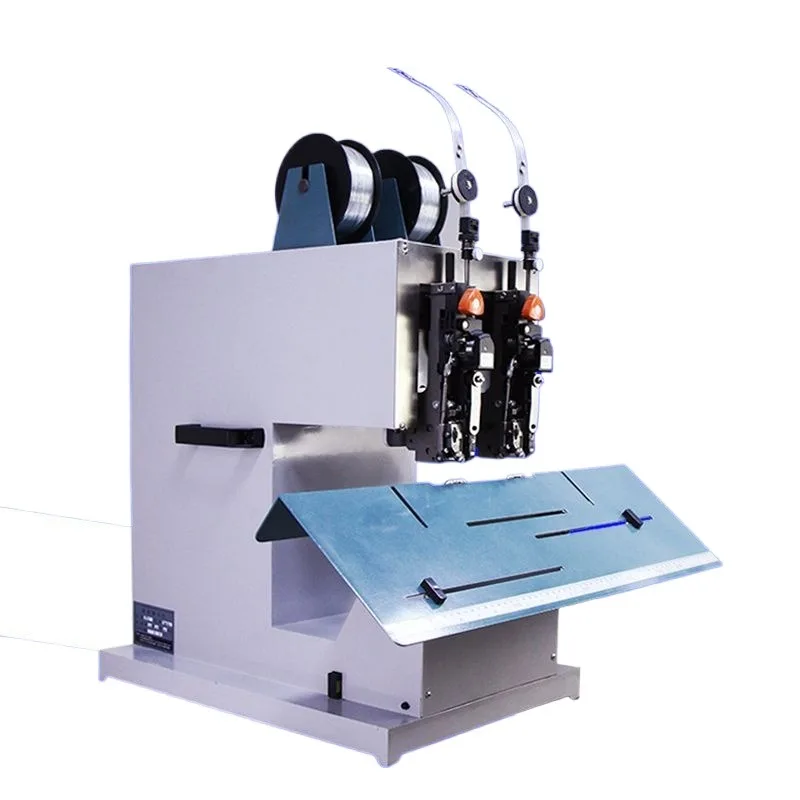 Stapling machine, mid-seam electric stapler