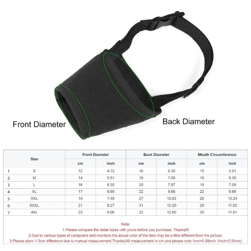 Multiuse Dog Muzzle Safe Outdoor Walking Various Breeds Long Snout Dog Muzzle