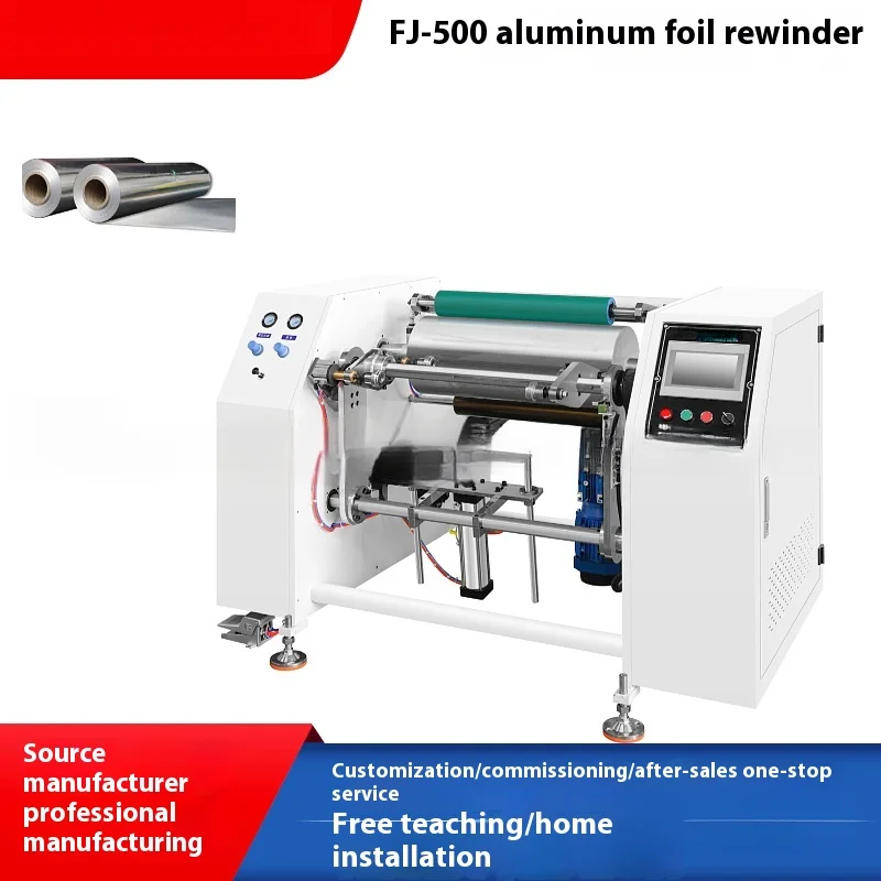 RUNWO Machinery Small Machine RW-500 PE Cling Wrapping Film Rewinding Machine