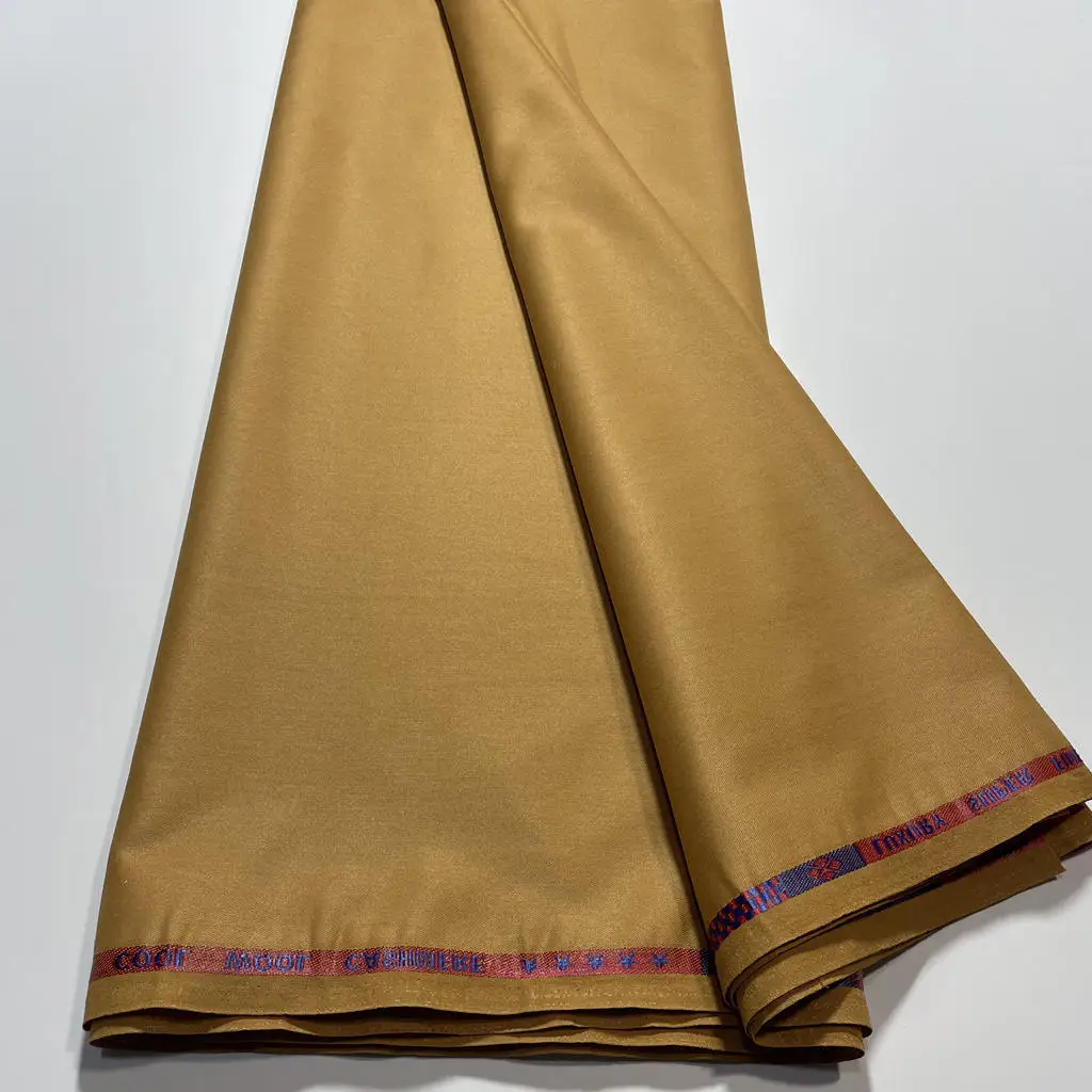 New Design 5Yards African High Quality Suit Men Fabric Cashmere Wool TR Cloth Cotton Material for Garment Dress