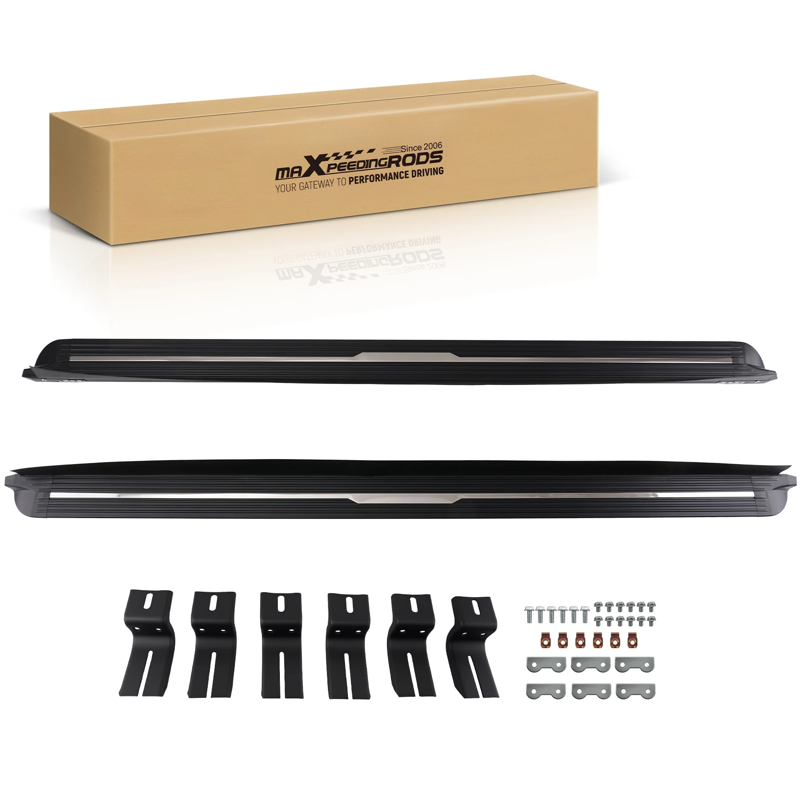 

Non-Slip Nerf Bar Side Step for Ford Explorer 2020-2026 Aluminum Running Board
