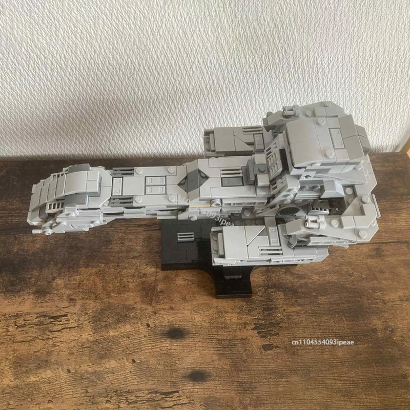 MOC Stargate SG-1 Prometheus Statek Kosmiczny Klocki Model DIY Film Sci-fi Zestaw do Składania Klocki Zabawki dla Dzieci Prezenty Świąteczne
