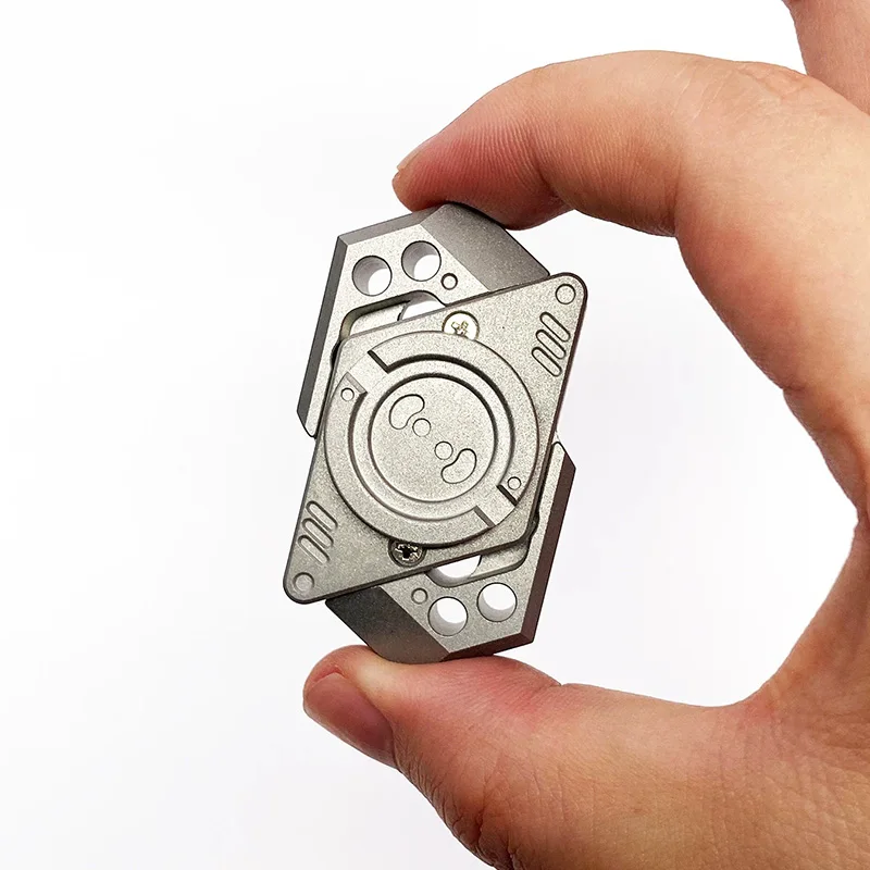 Metal Sandblasting Fidget Spinner Open Armor Gyroscope EDC Hand Spinner Office Relaxation Fidget Toys ADHD Tool Idea Gifts