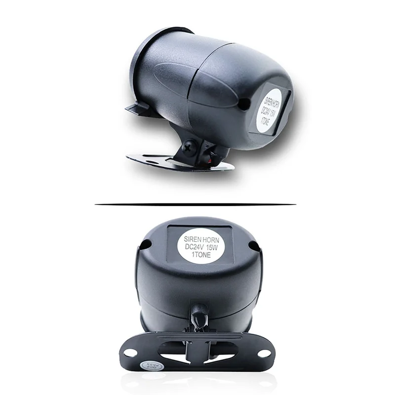 A98TCar Anti-Theft Horn Siren, Horn Alarm 12V Tweeter Alarm Treble Voice Speaker High Decibel Intelligent Voice Alarm