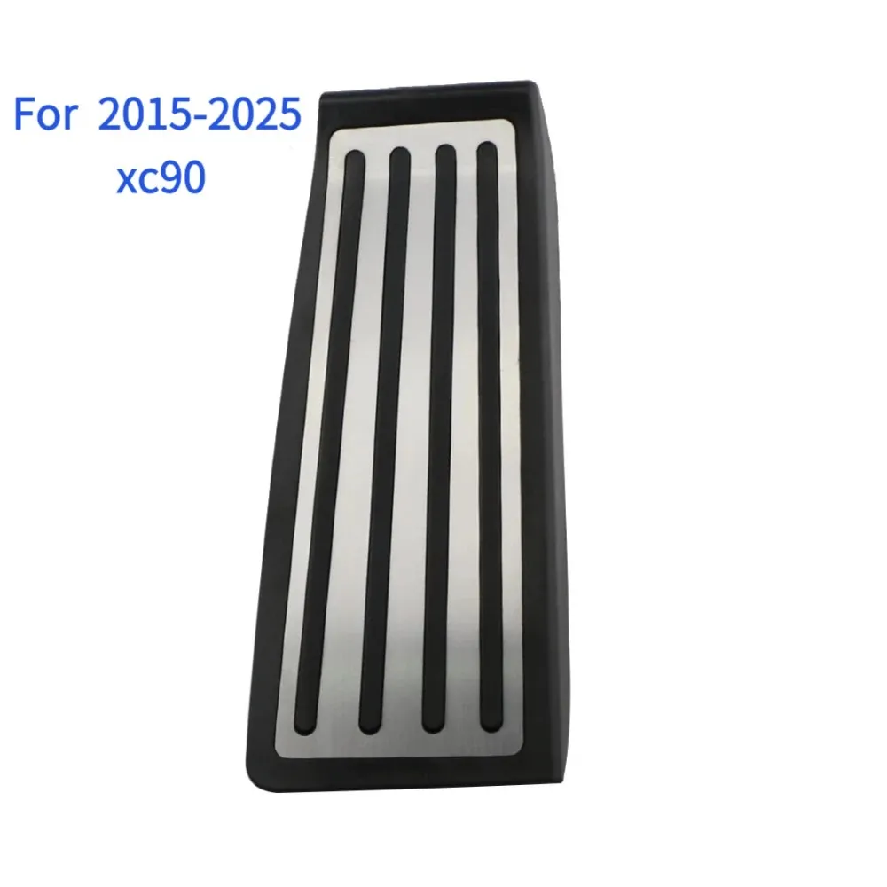 For Volvo XC90 XC60 V90 S90 V60 S60 2015-2022 2023 2024 2025 Stainless Steel Car Footrest Foot Rest Dead Pedal Pad Cover