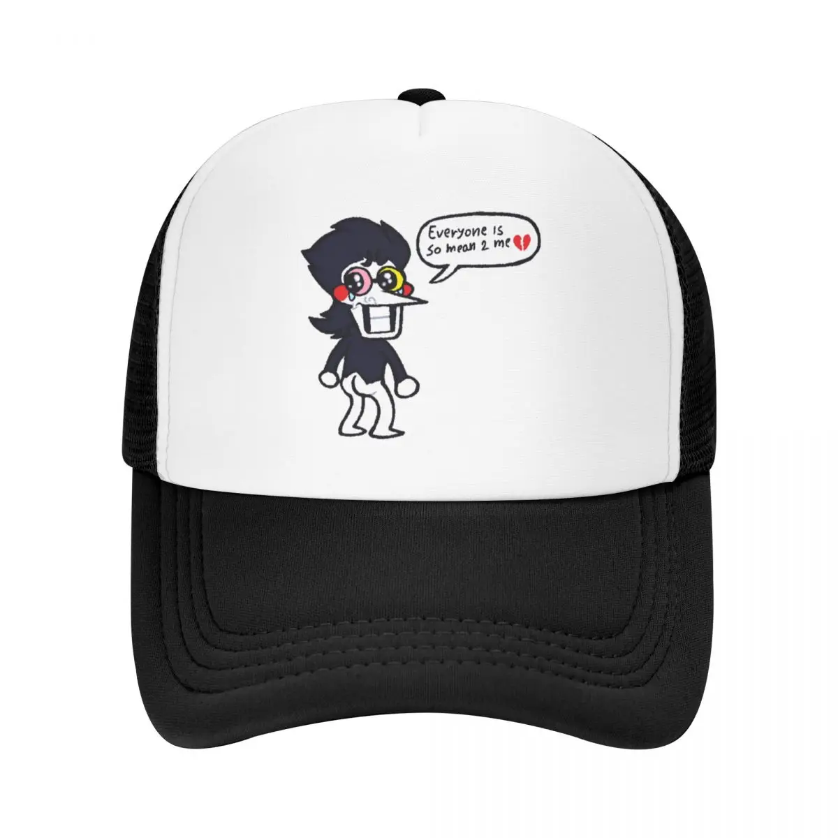 Spamton - Everyone is so mean 2 me Baseball Cap Beach beach hat Golf Hat Man Women's Hats For The Sun Men's