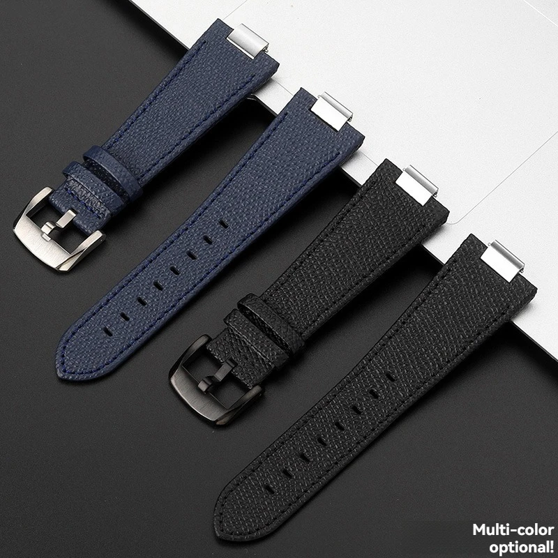 

Genuine Leather Strap for Tissot PRX Super Player T137.410/T137.407 - 12mm Raised Replacement Band with Quick Release & Buckle