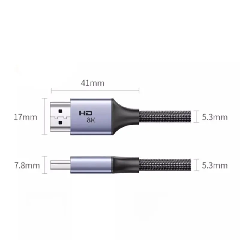 A31T Mini to Adapter 8K 60Hz 3D for GoPro for Hero 7 Raspberry Pi 4 for Sony for Nikon Compatible Cable