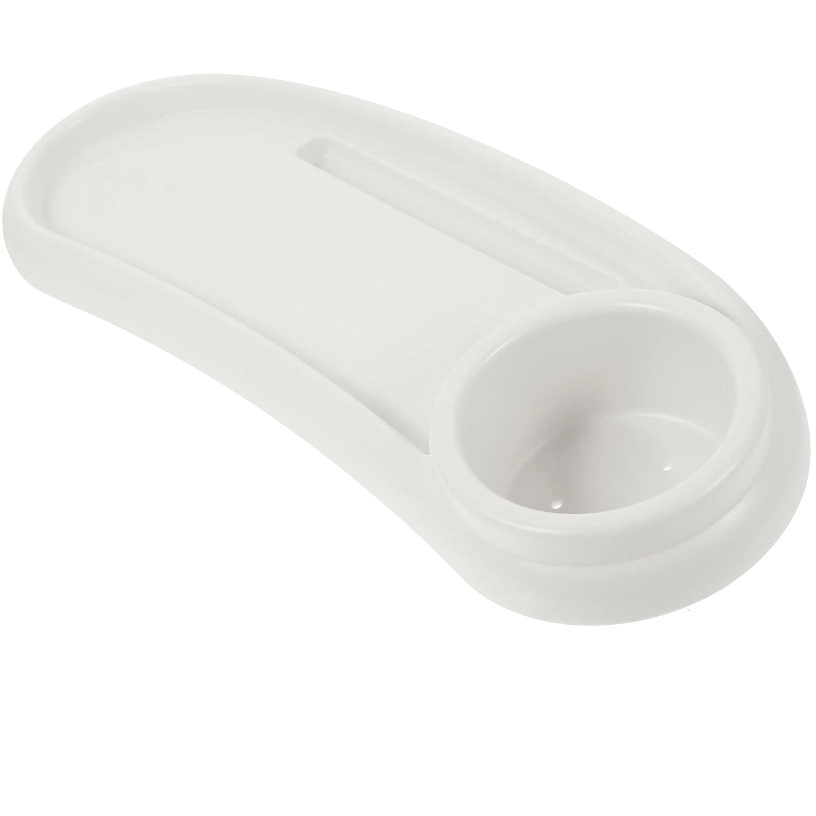

Universal Detachable Meal With Cup Holder Stroller Snack For Travel Food Plate Stroller Organizer Tray Plastic Snack