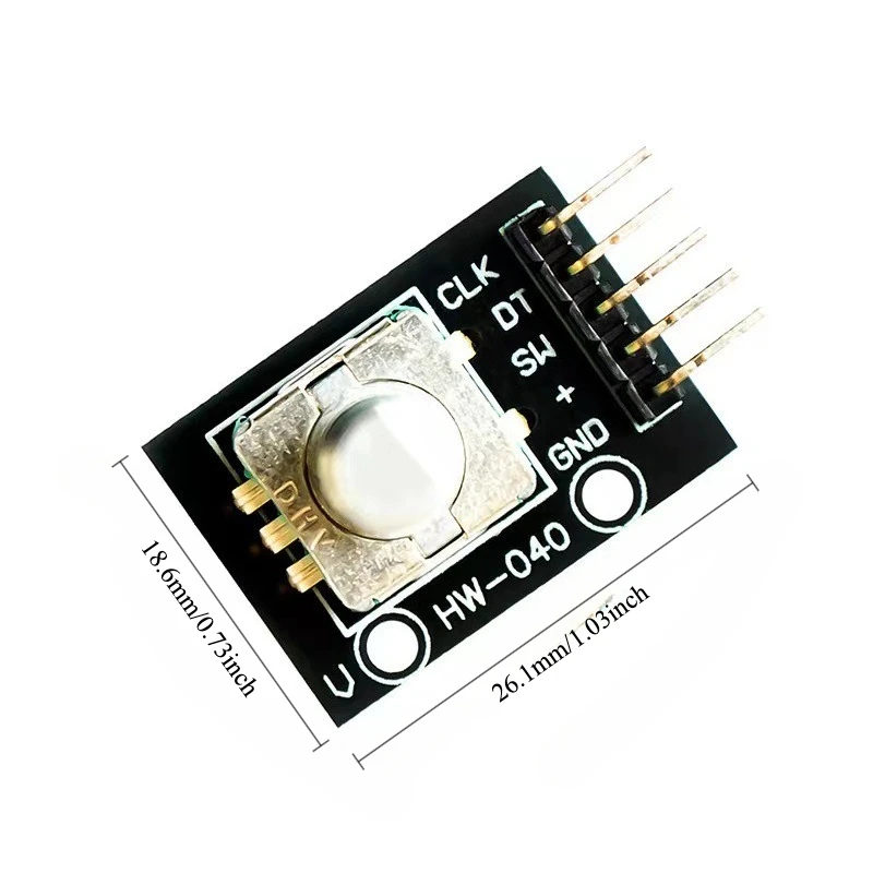 5pcs KY 040 Rotary Encoder Module 360 Degree Digital Pulse Output Electronic Brick for Arduino DIY Project