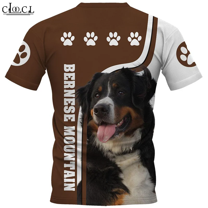 HX 2021 Newest Popular Bernese Mountain Dog T Shirt 3D Print Men Women Fashion Harajuku Streetwear Tops Clothes Drop Shipping