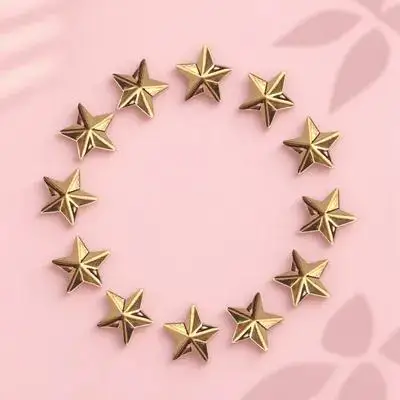 

200pcs Acrylic Star Shape Decor Clothes Ornaments Diy Crafts Accessories Lightweight Durable Creative Chic Adornments For Family