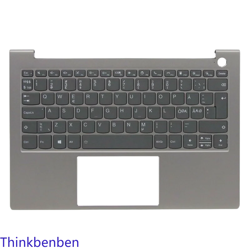 

Верхняя часть корпуса клавиатуры NDC Nordic Mineral Grey с подставкой для рук для ноутбука Lenovo ThinkBook 13s G2 ITL, артикул 5CB1B02446