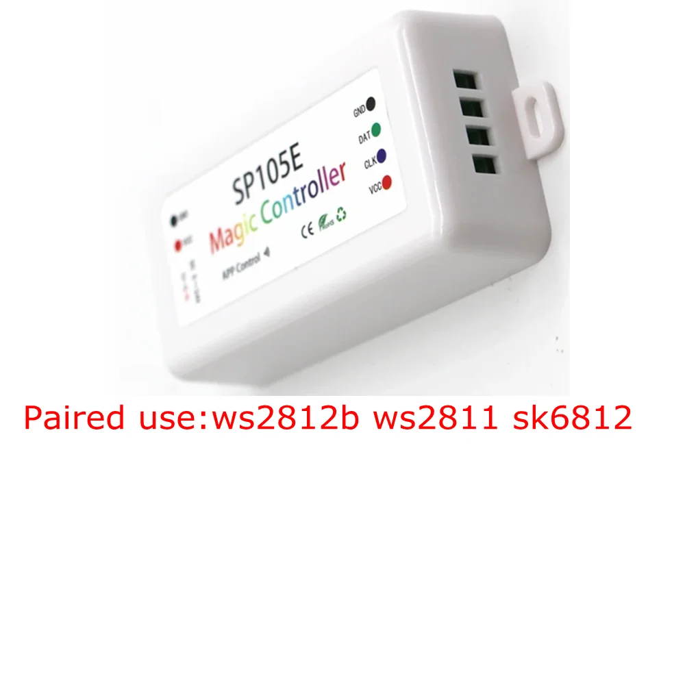 DC5-24V LED Pixel Controller Bluetooth Music WiFi Controller SP002E SP105E SP107E SP108E SP110E SP601E Suitable for WS2811
