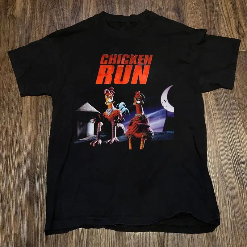 Chicken Run Black T Shirt 'S 8D626
