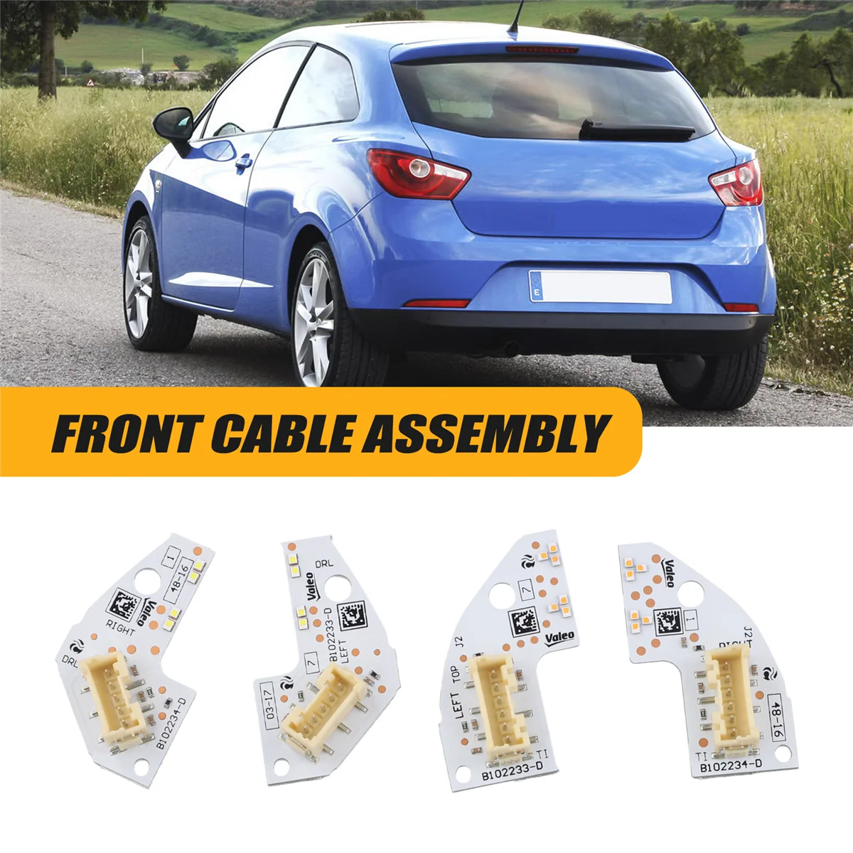 Car LED Daytime Running Light /Turn Signal DRL Boards_Y80A