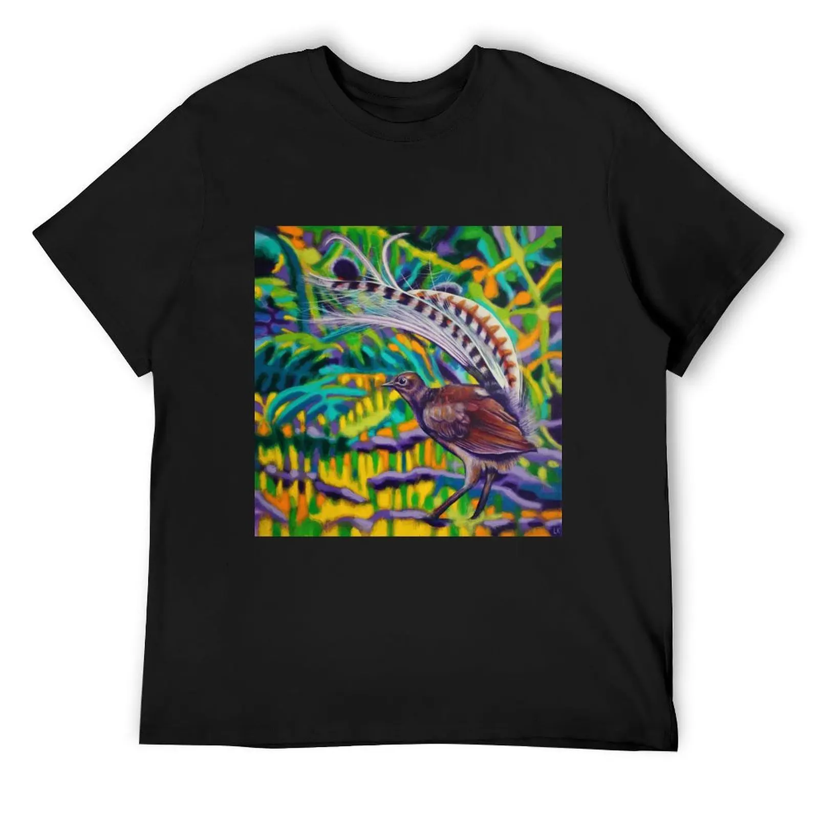 

Lyrebird T-Shirt man t shirt blue lock anime shirt Men's t-shirt