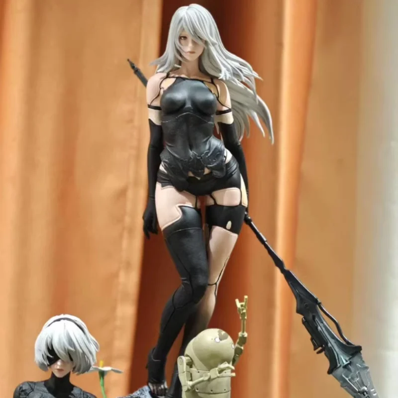 

Hot 48cm Play Arts Kai Nier:Automata 2 Type B 2b Action Figure Sexy Deluxe Edition Ornaments Collection Desktop Display Gift Toy