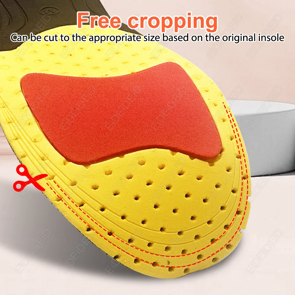2/4 PCS High Quality EVA Orthotics Insoles For Arch Pain Anti-Fatigue Orthopedic Shoe Pads Flat Foot Health Pad For Shoes Insert