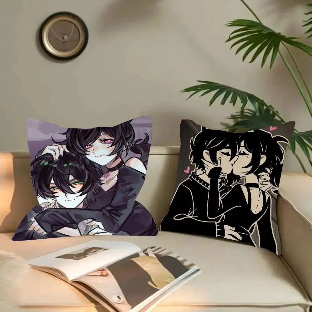 The Coffin Of Andy And Leyley Game Pillow Case Fashion Square Pillowcase Bedroom Sofa Room Ins Decoration Leisure