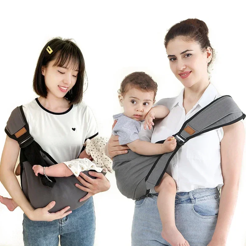 Tas gendong bayi Universal, empat musim, tas gendong bayi, tali selempang, sabuk pembungkus anak, tali tarik Frontal