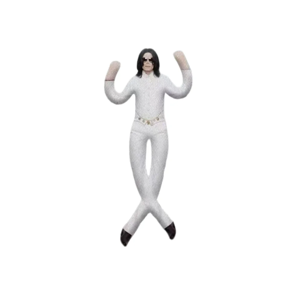 Michael Jackson Plush Stuffed Cosplay Doll, Abstract Movable Figure for Home Decor, Collectible Ornament & Creative Present for view 6