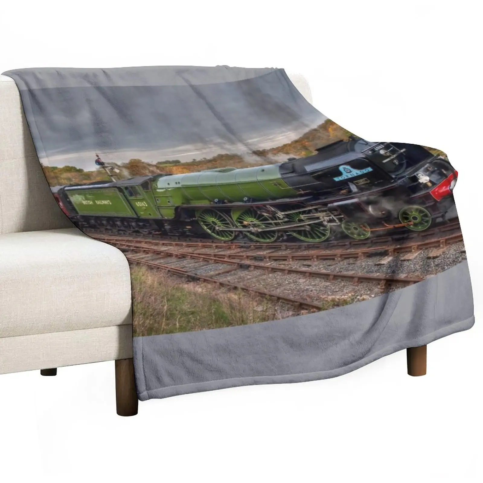 

New Peppercorn Class A1 60163 Tornado Throw Blanket anime for sofa Blankets