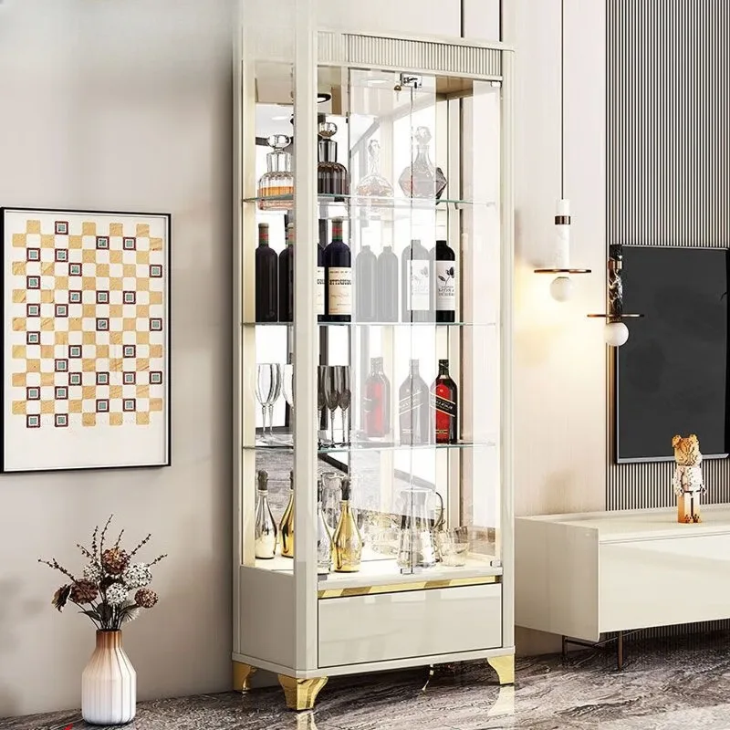 

Стеклянная дверца для винного шкафа, настенный дисплей, для гостиной, для хранения, для дома, для чая