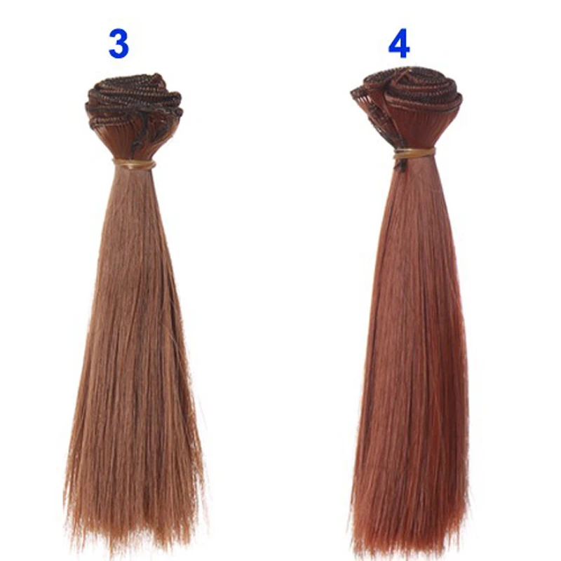 5cm 15cm 25cm nero oro marrone cachi bianco grigio colore corto capelli lisci bambola per frangia frontale capelli bambola