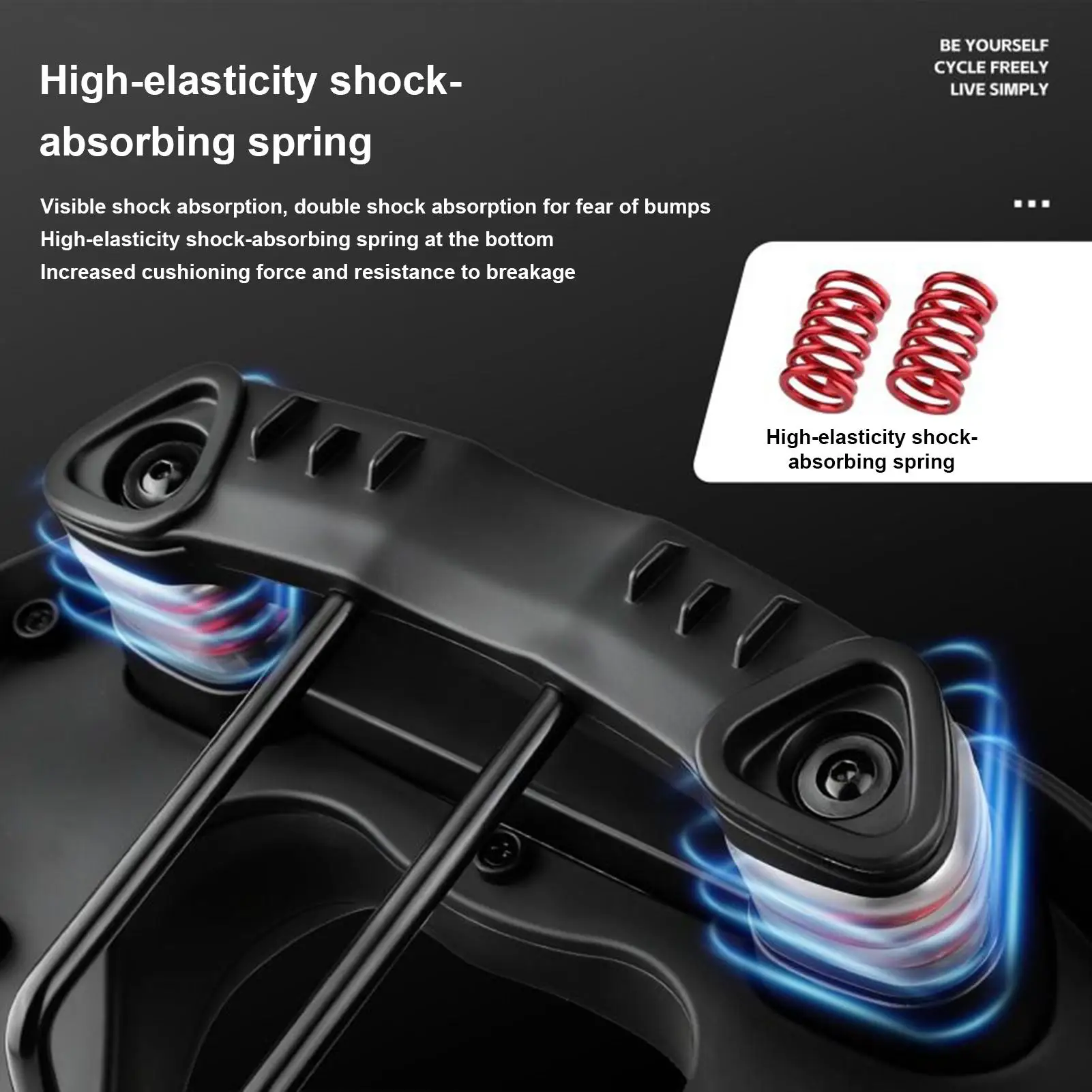 バイクシートクッション滑り止め快適な幅広中空サイクリングシートパッド自転車用通勤ツーリング長距離ライディング用