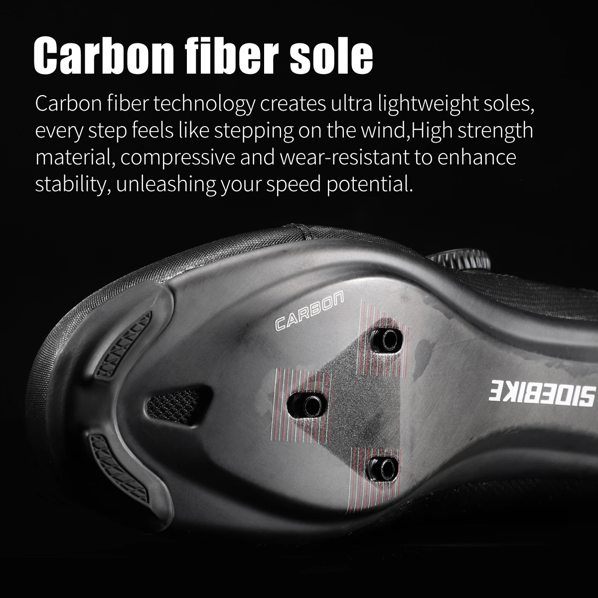 أحذية ركوب الدراجات الكربونية Sidebike SD-030 أحذية ركوب الدراجات خفيفة للغاية أحذية ركوب الدراجات المربط أحذية ذاتية القفل #3