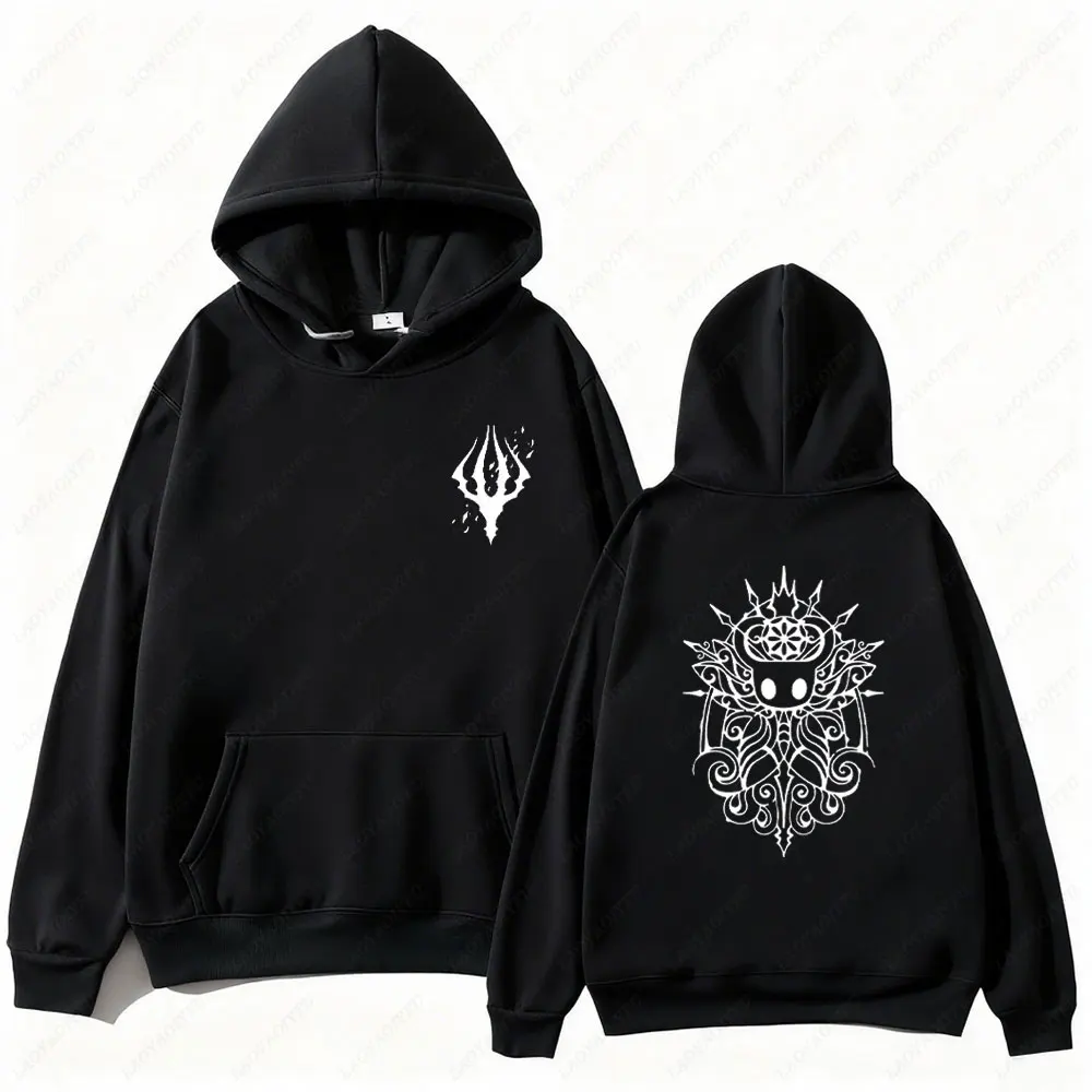 Game Hollow Knight Silksong Men 2-Sided Hoodies Men Women Casual Fashion Autunm Sweatshirt Cosplay Clothes Hoody Men Clothing