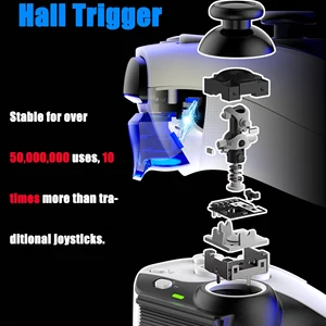 وحدة تحكم في لعبة TJPD Stretch مع أذرع التحكم Hall Effect / Hall Trigger ، اللعب عن بعد لجهاز PS5 / 4 ، متوافق مع PS5 / 4/3 ، Switch أعلى 12 مبيعات لوحدة تحكم PS5 - رقم 8