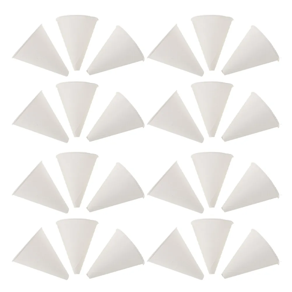 30Pcs Engine Oil Funnel Paper Disposable Wide Mouth Spill Proof for Automotive Coolant Transmission Fluid Liquid Transfer Car