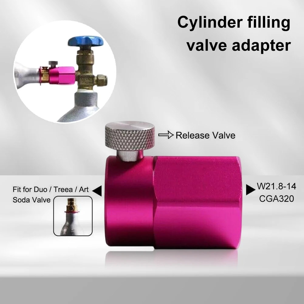 

Регулятор домашней пивной бочки CGA320 в W21.8-14, адаптер-переходник, герметичный адаптер для газированной воды CO2, конвертер для бутылки с газировкой