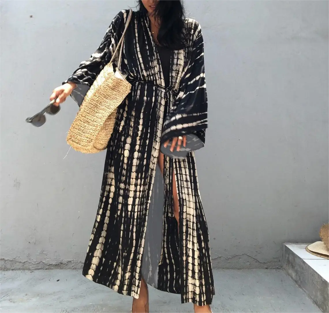 Kaftan Dresses for Women Plus Size Bathing Suit Cover up Vneck Batwing Dress Loose fit Moroccan Caftan mumu Dresses
