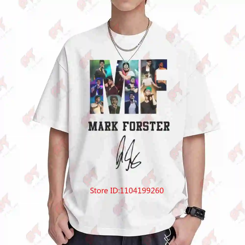 Mark Forster MF Short Sleeve Tee 100% Cotton T-Shirt