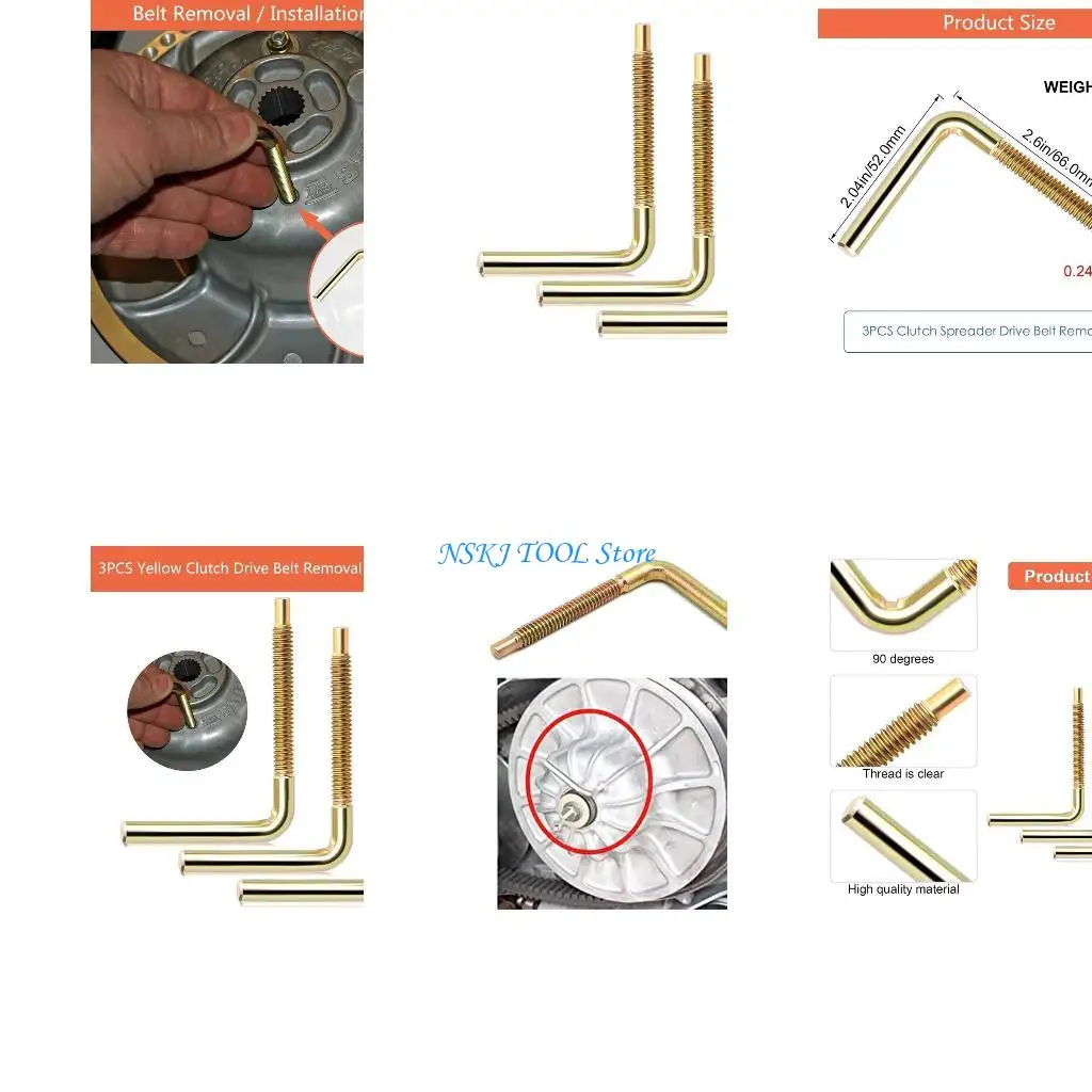 

L8RC For Crew XP 1000 Quad Driven Clutch-Spreader Drive Belt Removal Tool NO. 2875911