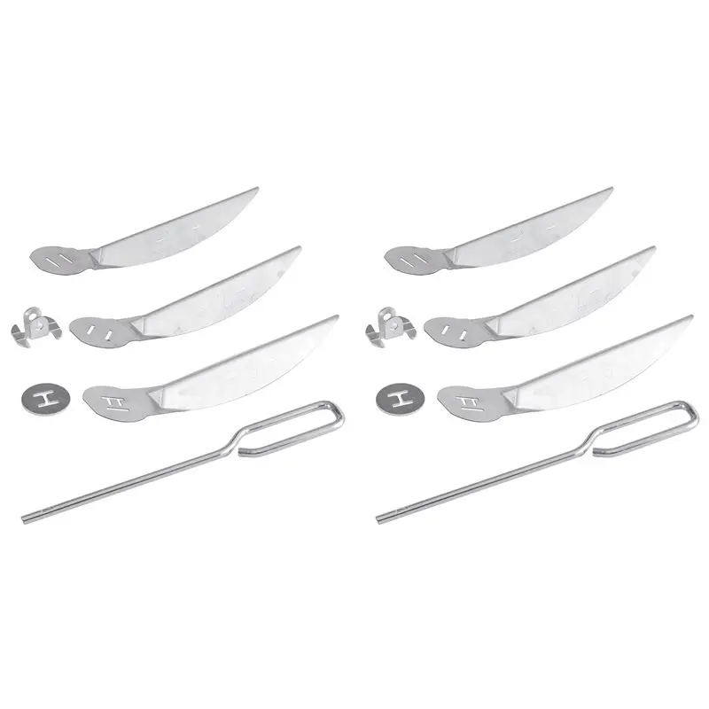 ABLN-2 Set 18-1/2-Inch Grills One-Touch Cleaning System Kit, For Weber 7443 90719 Charcoal Grill/Kettle Grills