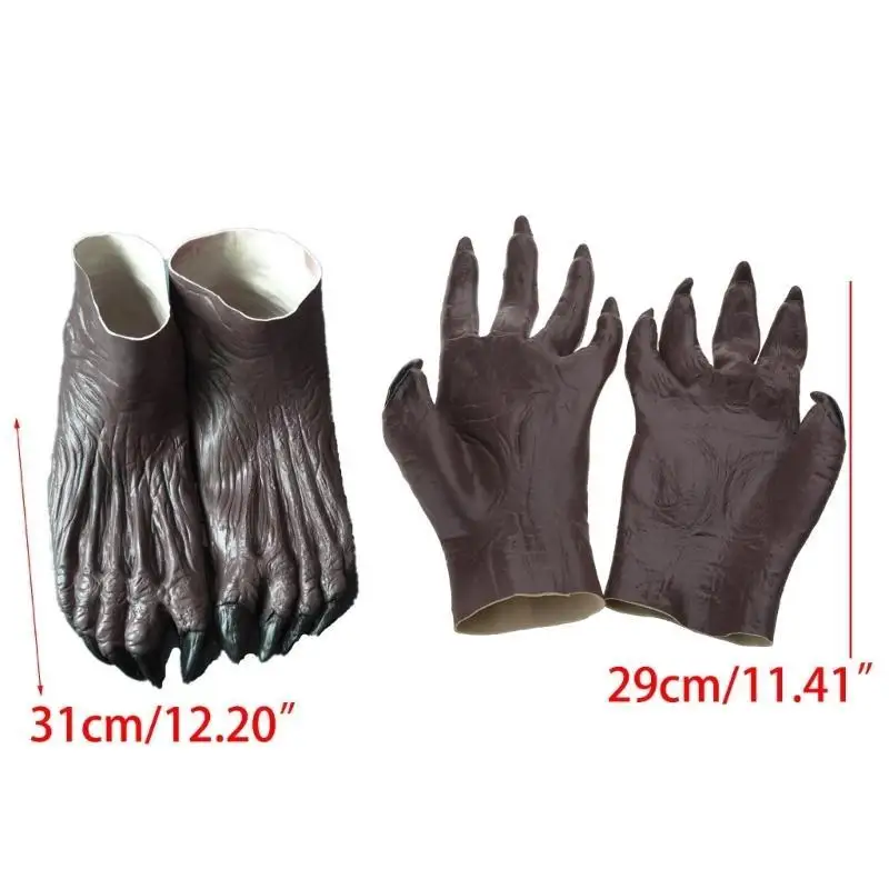 39BD COSPLAY Glove Glove Glove Halloween Mittens Adolescentes Guantes tapa pie