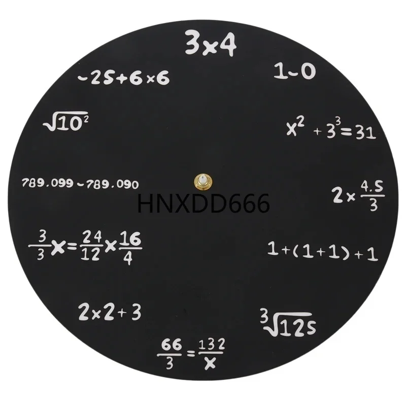 Modern Acrylic Wall Clock with Mathematical Formula Design for Living Room, Office, and Home Decoration - DIY Decor Elements